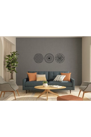 Yaşam Çiçeği Sri Yantra Torus Nefesi Üçlü Tablo