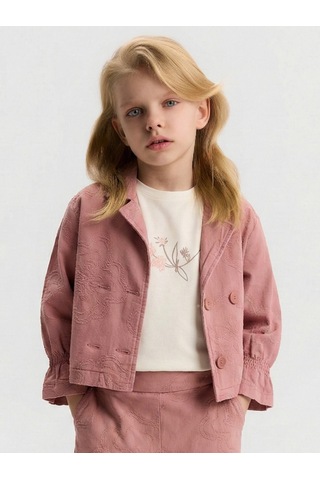 Xo Kids Kız Çocuk 3lü Alt Üst Kombin Takmı 4-8 Yaş Set0510 Gülkurusu