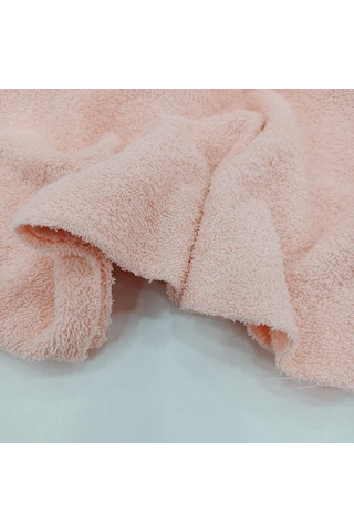 Pamuklu Havlu Kumaş Açık Pembe Pembe