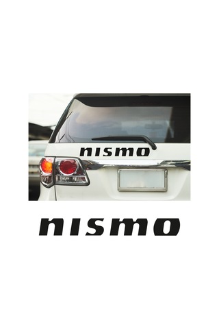 Nismo Sticker, Nismo Gtr Sticker, Oto Sticker 20x2.5 Cm