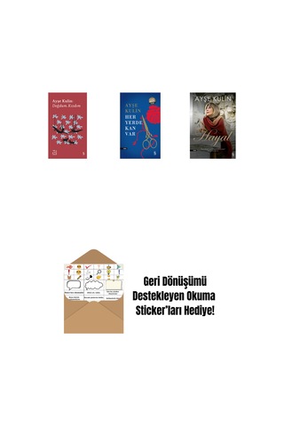 Everest Açıkhava 19 - Doğdum. Kızdım + Her Yerde Kan Var Midi Boy + Hayal + Okuma Sticker'ları