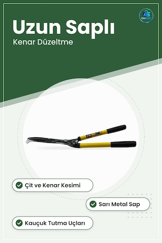 Sabit Çim Biçme Makası Çit Budama Kırpma Aleti Kenar Düzeltme Sar