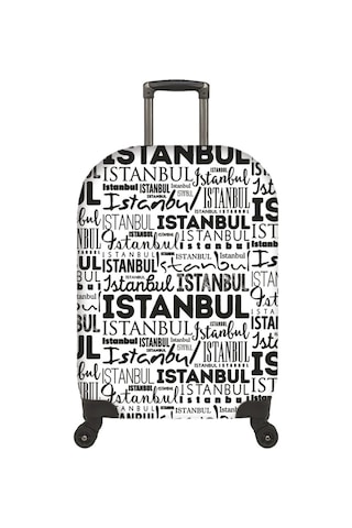 My Saraciye 79 İstanbul Yazılar Valiz Kılıfı, Bavul Kılıfı - İstanbul Yazılar 79 001
