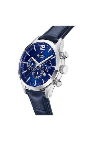 Festına F20542/2 Tımeless Chronograph Erkek Kol Saati Gümüş