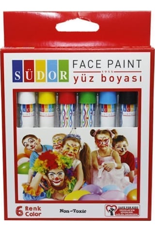 Yüz Boyası Orjinal / Yüz Boyama Kalemi 6'lı Nocolor-44860cb8