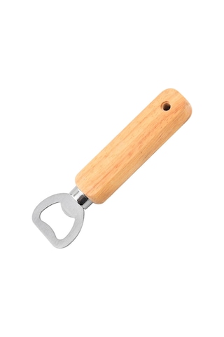 Ahşap Saplı Şişe Açacağı Çok Renkli