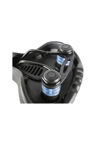 Ebitda West Bıkıng Yansıtıcı Bisiklet Yastığı - Kalın, Şok Emici, Rahat Dağ Bisikleti Sele Siyah Siyah