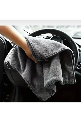 6 Lı Mikrofiber Oto Yıkama Seti Kurulama Bezi Cam Bezi Güderi Oto Eldiven Oto Sünger Detay Fırça