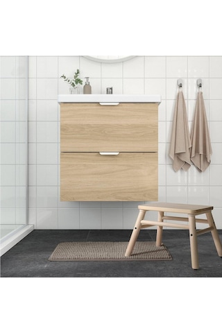 Toftbo Banyo Paspası Bej 40x60 Cm Bej