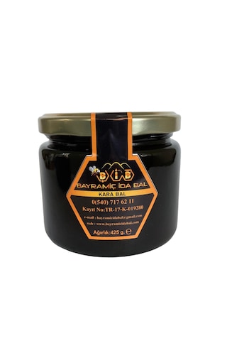 Bayramiç İda Bal Kara Bal 425 G