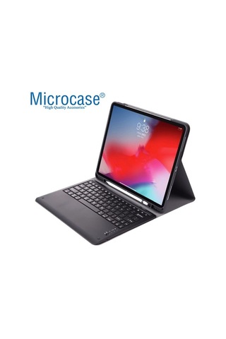 Apple Uyumlu iPad Pro 12.9 2020 - Pro 12.9 2018 Bluetooth Klavyeli Kılıf -Bkk1