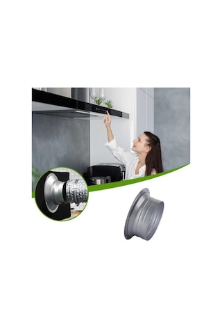 75-300mm Egzoz Kanalı Bağlantı Flanşı Metal Boru Hava Tahliye Bağlantısı Mutfak 300mm