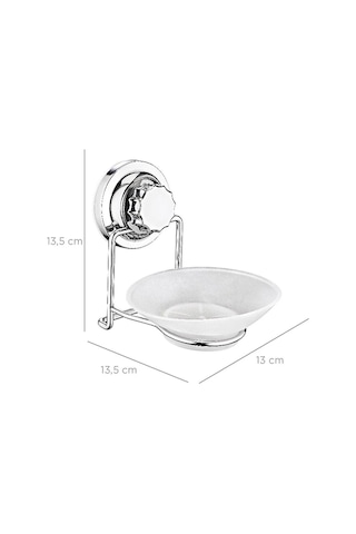 Delmeye Son Yapışkanlı Katı Sabunluk Düzenleyici Krom YK-713