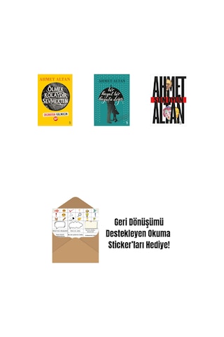 Ölmek Kolaydır Sevmekten Okumayan Kalmasın + Bir Hayat Bir Hayata Değer + Son Oyun + Okuma Sticker'ları