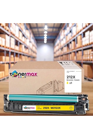 Hp 212x W2122x Sarı Uyumlu Toner - Çipli / Color Laserjet Enterprise M554 / M555 / Mfp M578