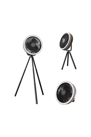 Lenyes Lhf11 Led Işıklı 4 Kademeli Çok Fonksiyonlu Soğutucu Fan Beyaz