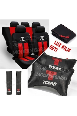 Tofaş Uyumlu Koltuk Kılıfı Tofaş Uyumlu Boyun Yastığı Tofaş Uyumlu Kemer Pedi Tofaş Uyumlu
