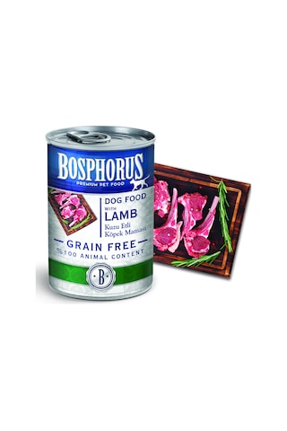 Bosphorus Kuzu Etli Köpek Konservesi 415 Gr X 48 Adet Parça Etli