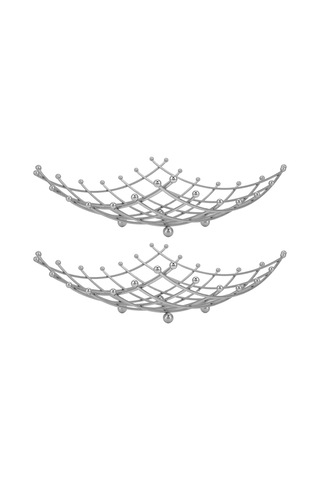 Paslanmaz Çelik Meyve Sepeti, Kase, Sebzelik, Depolama Rafı, Mutfak Depolama, Dekor -
