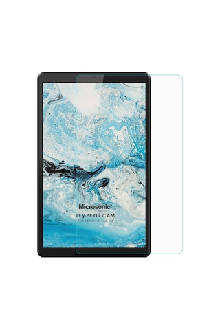 Microsonic Lenovo Uyumlu Tab M8 TB-8505F 8` (ZA5G0100TR) Tempered Glass Cam Ekran Koruyucu