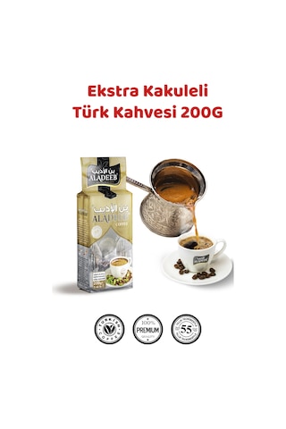 Aladeeb Ekstra Kakuleli Türk Kahvesi 200 G