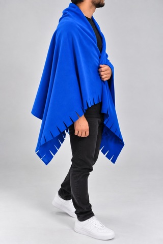 Parshey Polar Şal 70x170 Cm Unisex Sıcak Tutan Yumuşak Kenar Püsküllü Çok Renkli