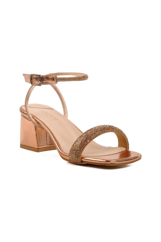 Pierre Cardin Pc-54670 Z Rose Taşlı Kadın Abiye Sandalet Rose