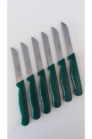 Solingen Simli Meyve Bıçağı 6'Lı Yeşil