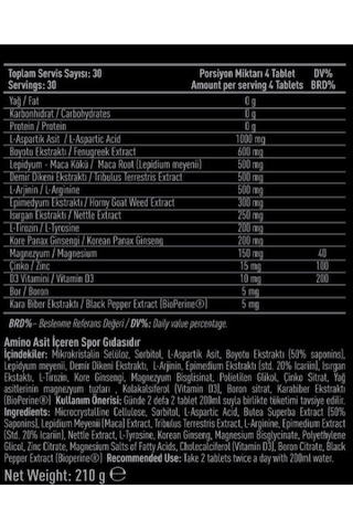 Alpha Bolt Premium Erkek Formula 120 Kapsül