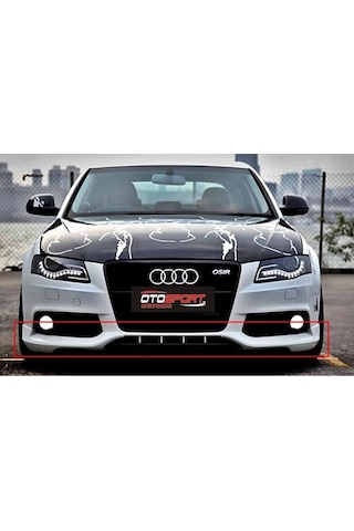 Audi A4 B8 Ön Tampon Eki Fiberglass Boyasız