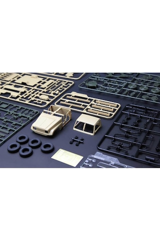Meng Vs-004 1/35 Ölçek, Zu-23-2 Silahlı Toyota Kamyonet, Plastik Model Kiti-49436