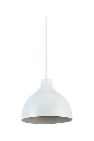 Vega Modern Tasarım Cafe Mutfak Salon Beyaz Renk Tekli Avize 20cm Çap Diğer