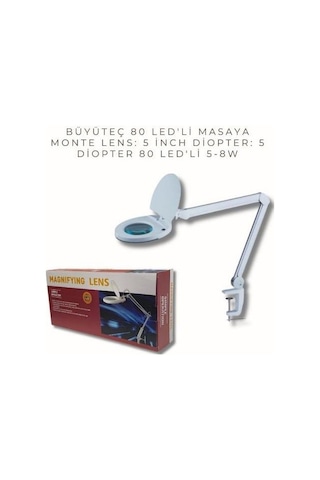 Electroon Rmz-129 Akrobat Led Aydınlatmalı Masaya Monte Büyüteç