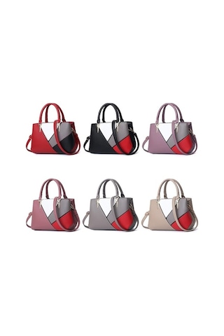 Wondernest A51 Haki Renkli Colorblock Bayan Çanta, Küçük Tasarım Haki