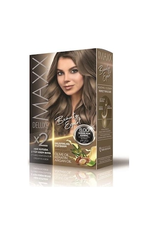 Maxx Deluxe Saç Boyası Set Yoğun Açık Kumral 8/00