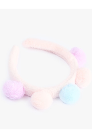 Koton Ponponlu Peluş Taç Multıcolor 7wkg70045aa Mavi