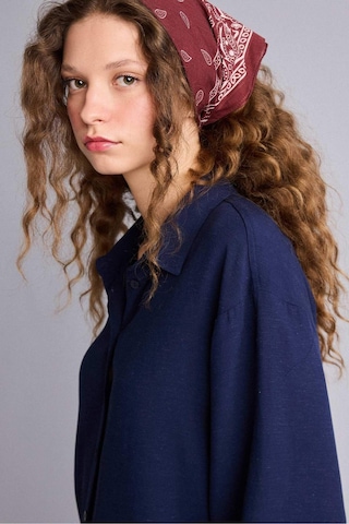 Defacto Kadın Desenli Pamuklu Bandana N7447az26smbr150 Bordo-br150