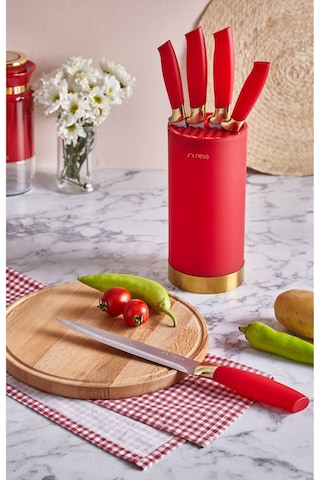 N3482 Pitaya Silindir 6 Lı Bıçak Seti