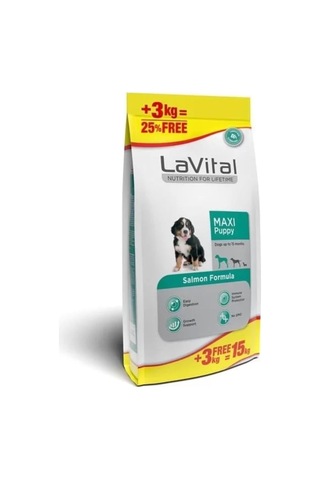 Büyük Irk Somonlu Yavru Köpek Maması 15 Kg