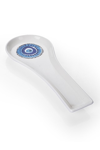 Piatti Naturali Seramik Nazar Kirli Kaşıklık Tezgah Üstü Kepçe Kaşık Altlığı