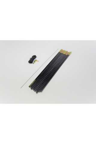 Fiberglas Çadır Polü Seti 8.5 Mm Siyah