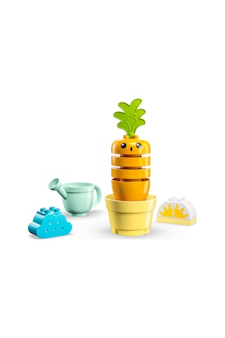 LEGO® DUPLO® İlk Büyüyen Havucum 10981 - 18 Ay & Üzeri Küçük Çocuklar için Eğitici Oyuncak Yapım Seti (11 Parça)