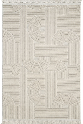 Cool Halı Stone 1090 Bej Kaymaz Taban Koridor Halısı Kesme Yolluk Mutfak Halısı Modern Salon Halısı