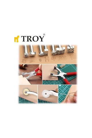 Troy 90018 Deri İşleme Alet Seti, 273 Parça