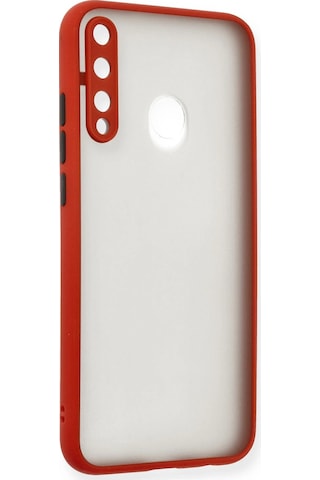 Cosmotex Newface Huawei P40 Lite E Kılıf Montreal Silikon Kapak - Kırmızı