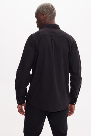 Snoop Siyah Basıc Gömlek Siyah