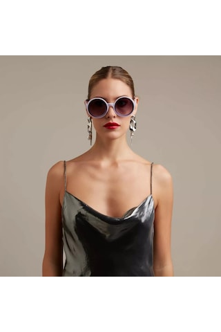 Okkia Monica Lila Unisex Güneş Gözlüğü