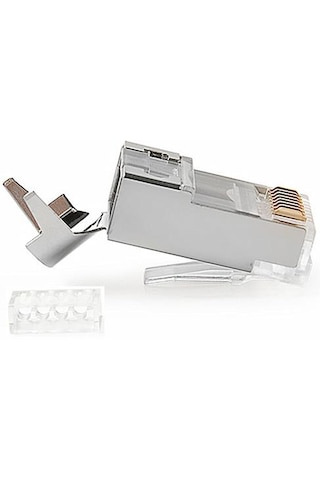 Cat7 Ftp Rj45 Metal Yeninesil Jack 100'lü Paket