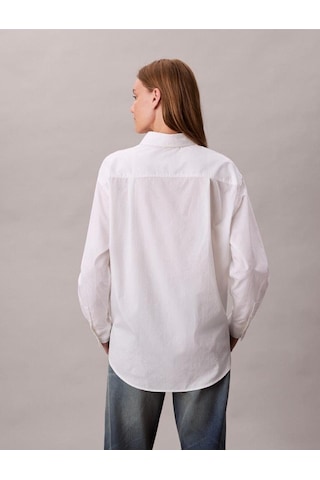 Calvin Klein Aop Logo Perfect Button-down Shi-11647 Beyaz