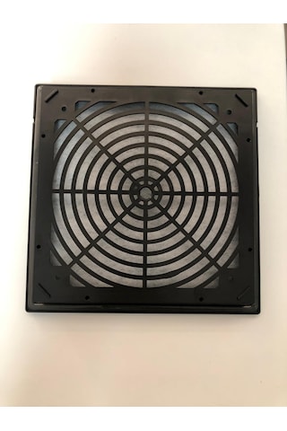 Fan Panjur Havalandırma Menfezi Siyah W:250 X H:250 Mm